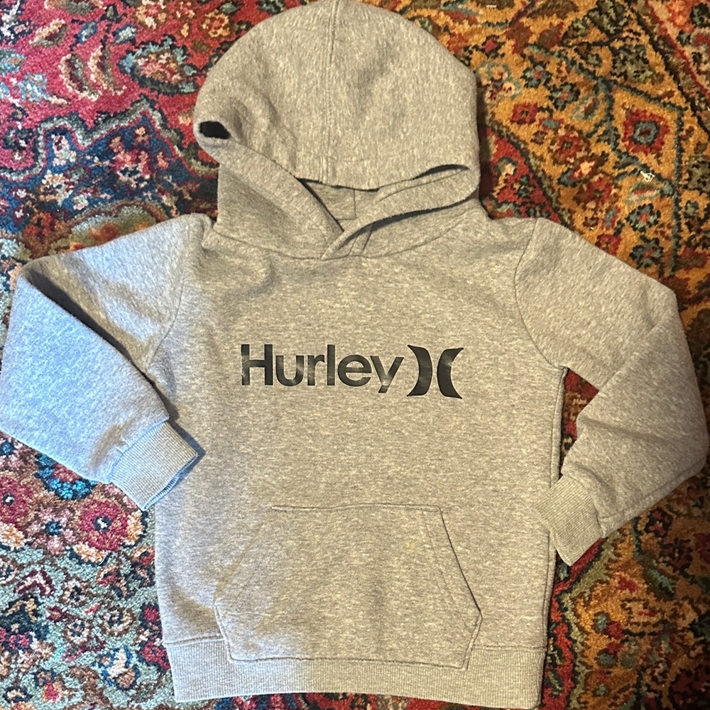 Hurley Kids Heather Gray Hoodie